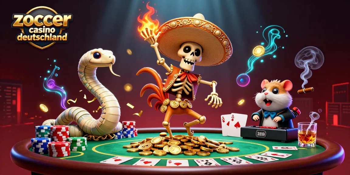 Zoccer Casino Deutschland bietet spannende Gewinne und actionreiche Spiele in einem einzigartigen 3D-Umfeld.