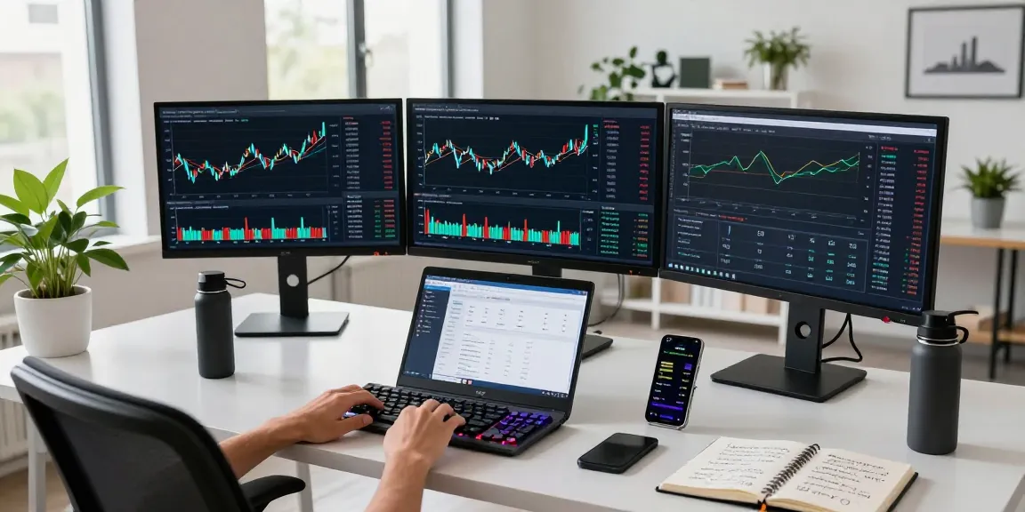 Edimakor Video Editor für die Erstellung von Krypto-Inhalten und Wallet-Management in einem modernen Büro.